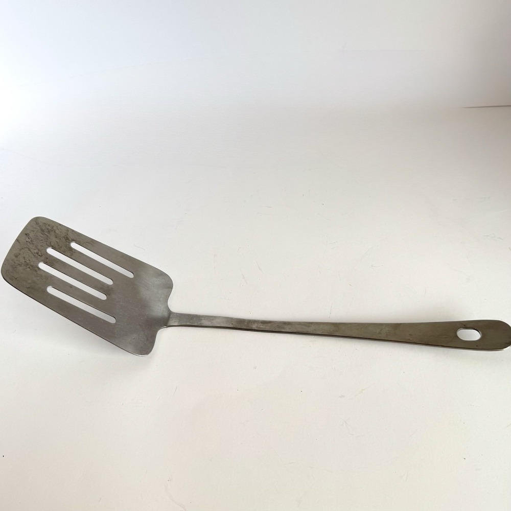 Vintage Robinson All Stainless Steel Slotted Turner Spatula